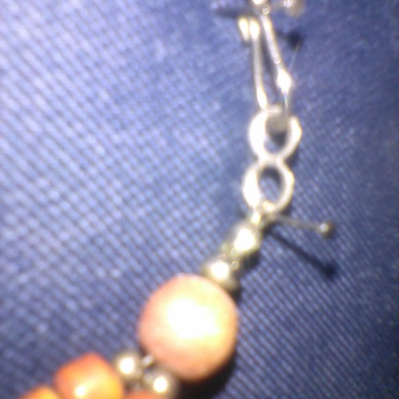 Wooden Bead 3 strand multicolored 20" necklace - Picture 5 of 6